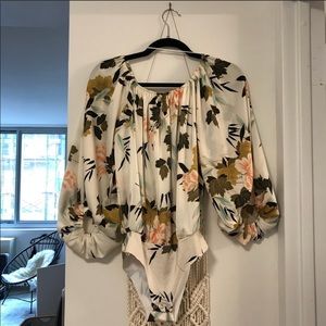 Zara floral body suit